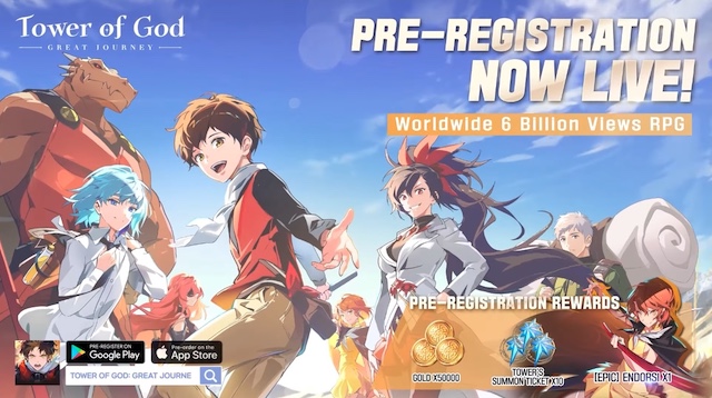 Gorgeous Gacha RPG Tower of God: Great Journey Pre-Registration Begins On  January 11 - Droid Gamers